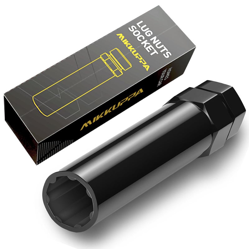 MIKKUPPA 7 Spline Lug Nuts Socket Key - for 20mm Inner Diameter - Compatible with 21mm (13/16) and 22mm (7/8) Replacement Hex Socket - Image 1